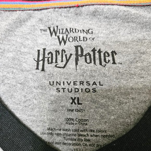 Hogwarts Alumni Universal Studios Ringer Shirt XL - Picture 3 of 8